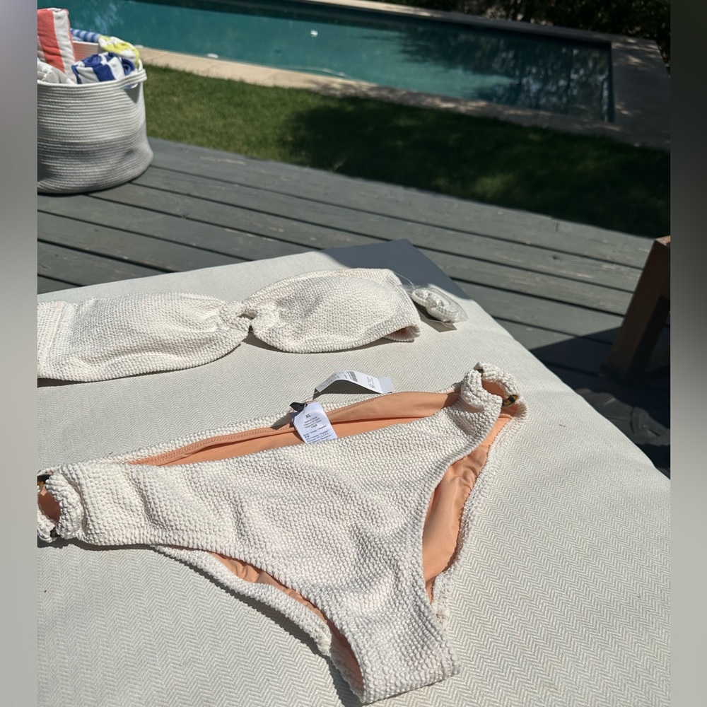 J Crew Cream Bikini NWT